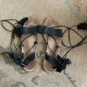 Loeffler Randall Gladiator Sandals with Tassels 9